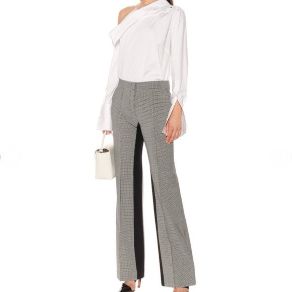 Dorothee Schumacher Minimal Vichy High Rise Pants Size 5 NEW - Picture 1 of 13